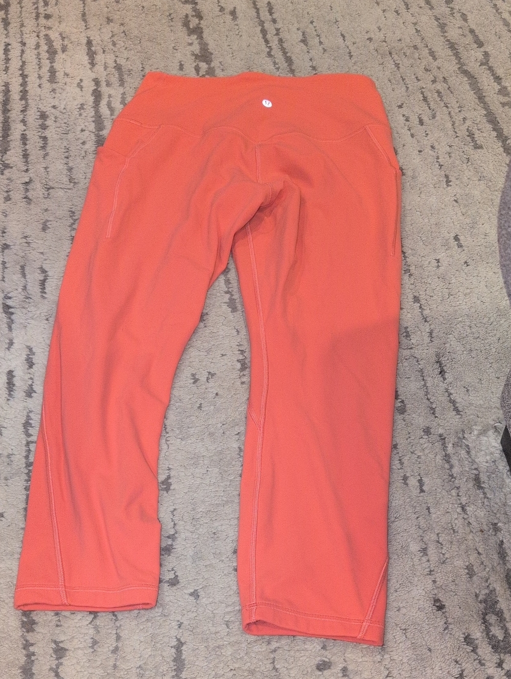 Lululemon Align High-Rise Crop with Pockets 23" Pale Raspberry Double Lined - Picture 8 of 9